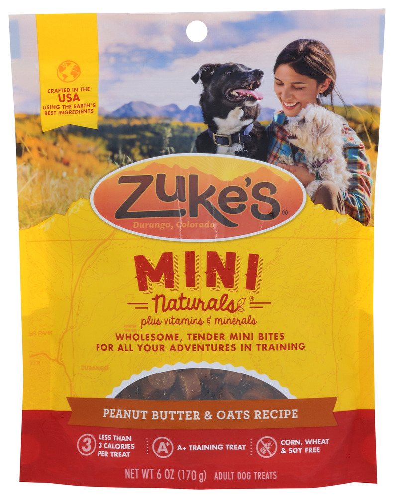ZUKES: Dog Treat Ntrl Pnut Bttr Mini, 6 oz