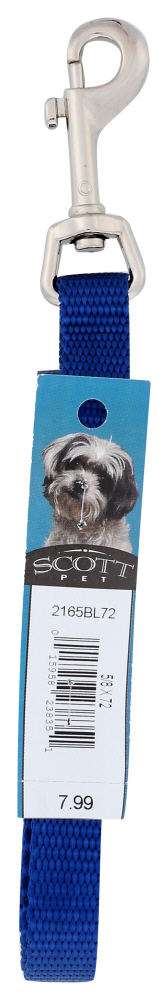 SCOTT PET: Lead Blue 5/8In X 6Ft, 1 ea