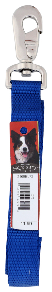 SCOTT PET: Lead Blue 1In X 6Ft, 1 ea