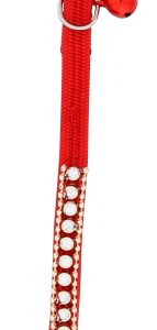 SCOTT PET: Cat Collar Red With Jewels, 1 ea