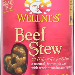 WELLNESS: Beef Stew with Carrots & Potatoes Canned Dog Food, 12.5 oz