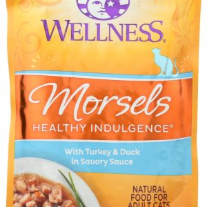 WELLNESS: Morsels Healthy Indulgence Turkey and Duck Cat Food, 3 oz