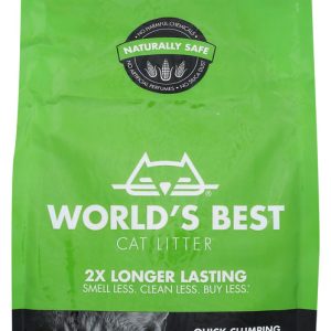 WORLDS BEST CAT LITTER: Original Unscented Litter Clumping Formula, 8 lb