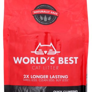 WORLDS BEST CAT LITTER: Multiple Cat Unscented, 8 lb