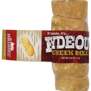 BARK AND HARVEST: Cheek Rolls Peanut Butter Flavor, 6 in