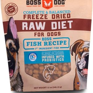 BOSS DOG BRAND INC: Fish Freeze Dried, 12 oz