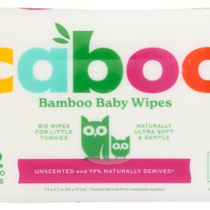 CABOO: Bamboo Baby Wipes, 72 pk