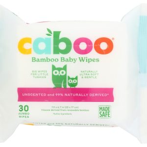 CABOO: Wipe Baby Bamboo Flip Top, 30 packs