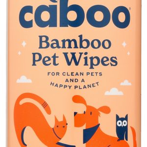 CABOO: Bamboo Pet Wipes, 70 ct