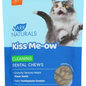 ARK NATURALS: Kiss Me-Ow Cleaning Dental Chews Cat Treat Tuna, 6 oz