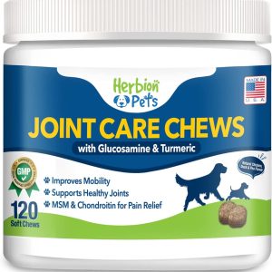 HERBION NATURALS: Tablet Pet Joint Care Chw, 120 tb