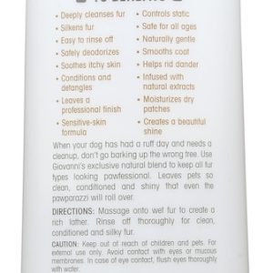 GIOVANNI COSMETICS: Pet 2 in 1 Shampoo and Conditioner Oatmeal Coconut, 16 oz