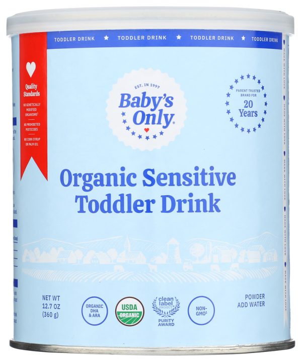 BABYS ONLY ORGANIC: Toddler Formula LactoRelief Iron Fortified, 12.7 Oz