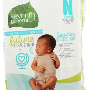 SEVENTH GENERATION: Diaper Small Nb, 31 pc