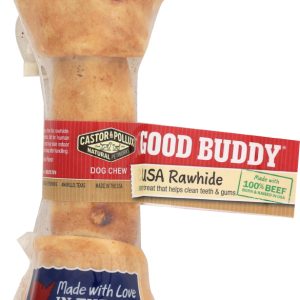 CASTOR & POLLUX: Rawhide Good Buddy Bone 6-7 in, 1 ea