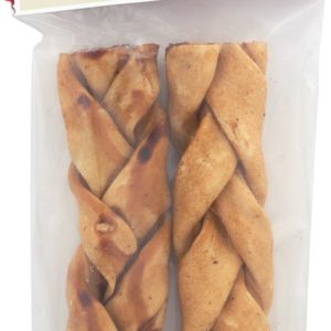 CASTOR & POLLUX: Good Buddy Braided Dog Chew Sticks Rawhide 7-8 Inches, 2 pc