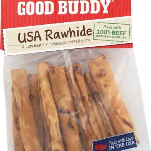 CASTOR & POLLUX: Rawhide Mini Roll 2-3 Inches, 10 pc
