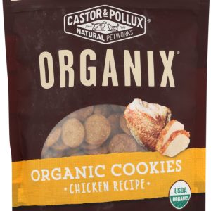 CASTOR & POLLUX: Organic Dog Cookies Chicken Flavor, 12 oz