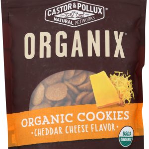 CASTOR & POLLUX: Organic Dog Cookies Cheddar Cheese Flavor, 12 oz