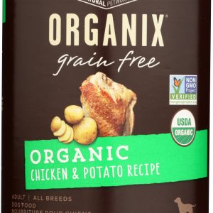 CASTOR & POLLUX: Organix Grain Free Chicken & Potato Canned Dog Food, 12.7 oz
