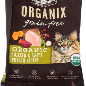 CASTOR & POLLUX: Cat Food Dry Organic Grain Free Chicken Sweet Potato, 3 lb