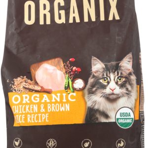 CASTOR & POLLUX: Cat Food Dry Organic Chicken Brown Rice, 6 lb