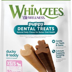 WHIMZEES: Puppy All Natural Daily Dental Treat For Dogs, 7.9 oz