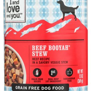 I&LOVE&YOU: Dog Food Can Beef Booyah Stew, 13 oz