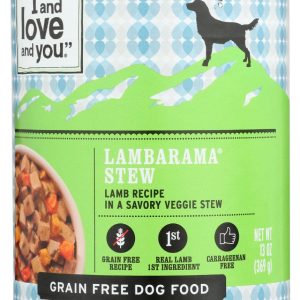 I&LOVE&YOU: Lamb-a-rama Stew Dog Food Can, 13 oz