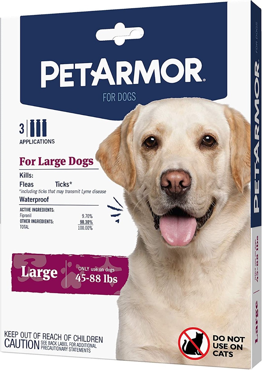 PETARMOR: Drops Ptarm Dog 45-88Lbs, 3 do