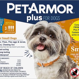 PETARMOR: Drops Petarmor Pl 5-22Lbs, 3 do