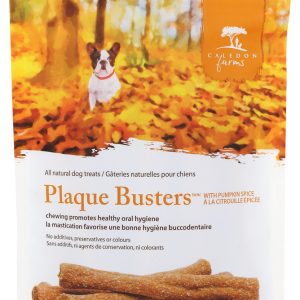 CALEDON FARMS: Plaque Busters With Pumpkin Spice, 4.9 oz