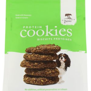 CALEDON FARMS: Cookie Dog Steak Rosemary, 8 OZ