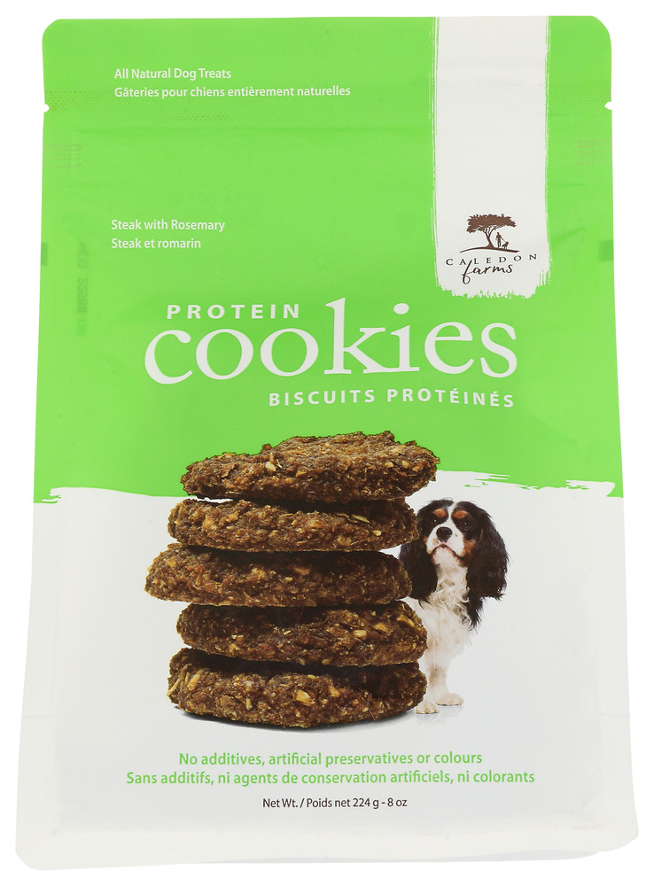 CALEDON FARMS: Cookie Dog Steak Rosemary, 8 OZ