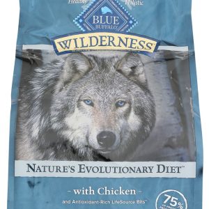 BLUE BUFFALO: Dog Food Wldrnss Adlt Chkn, 4.5 LB