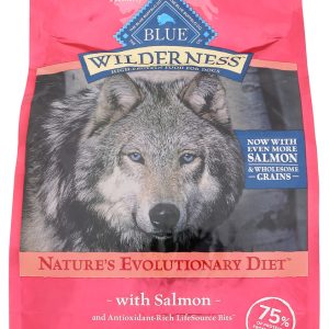BLUE BUFFALO: Dog Food Adlt Slmn Wldrn, 4.5 LB