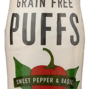SERENITY KIDS: Sweet Pepper and Basil Grain Free Puffs With Olive Oil, 1.5 oz