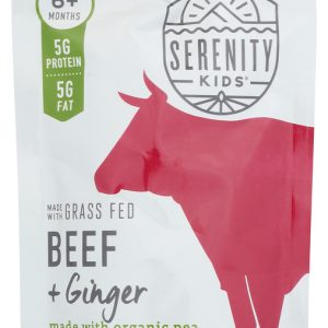 SERENITY KIDS: Grass Fed Beef Ginger, 3.5 oz