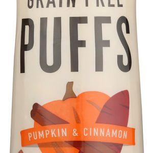 SERENITY KIDS: Pumpkin and Cinnamon Grain Free Puffs With Olive Oil, 1.5 oz