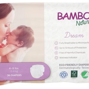 BAMBO NATURE: Diapers Baby Size 1, 36 pk