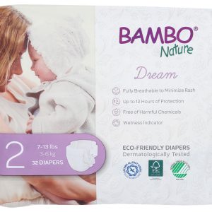 BAMBO NATURE: Diapers Baby Size 2, 32 pk