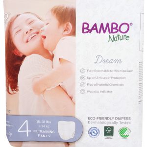 BAMBO NATURE: Dream Training Pants Size 4, 22 pk