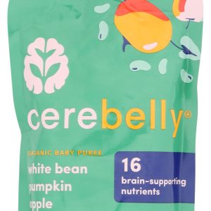 CEREBELLY: White Bean Pumpkin Apple Baby Puree, 4 oz