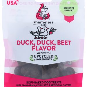 SHAMELESS PETS: Treat Dog Duck Duck Beet, 6 oz