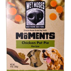 WET NOSES: Moments Chicken Pot Pie Bone Dog Treats, 14 oz