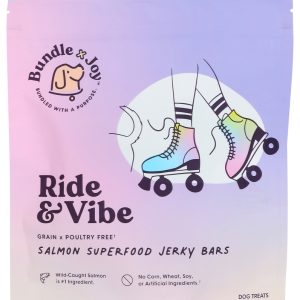 BUNDLE X JOY: Ride and Vibe Salmon Jerky Superfood Bars, 5 oz