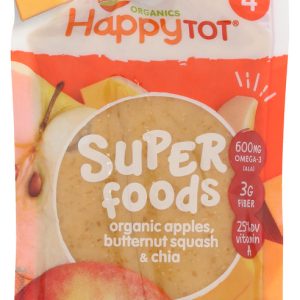 HAPPY TOT ORGANIC SUPERFOODS: Apples & Butternut Squash, 4.22 oz