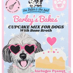 THE BEAR & THE RAT: Cupcake Mix for Dogs with Bone Broth, 9 oz