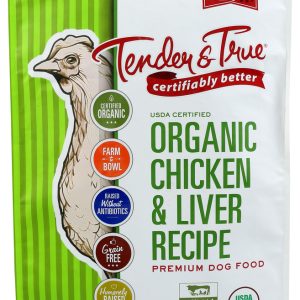 TENDER AND TRUE: Kibble Dog Chckn Livr, 20 LB