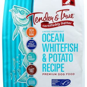 TENDER AND TRUE: Kibble Dog Ocn Whtfsh Pot, 11 lb